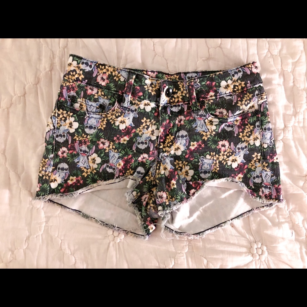 DISNEY Stitch Denim Shorts